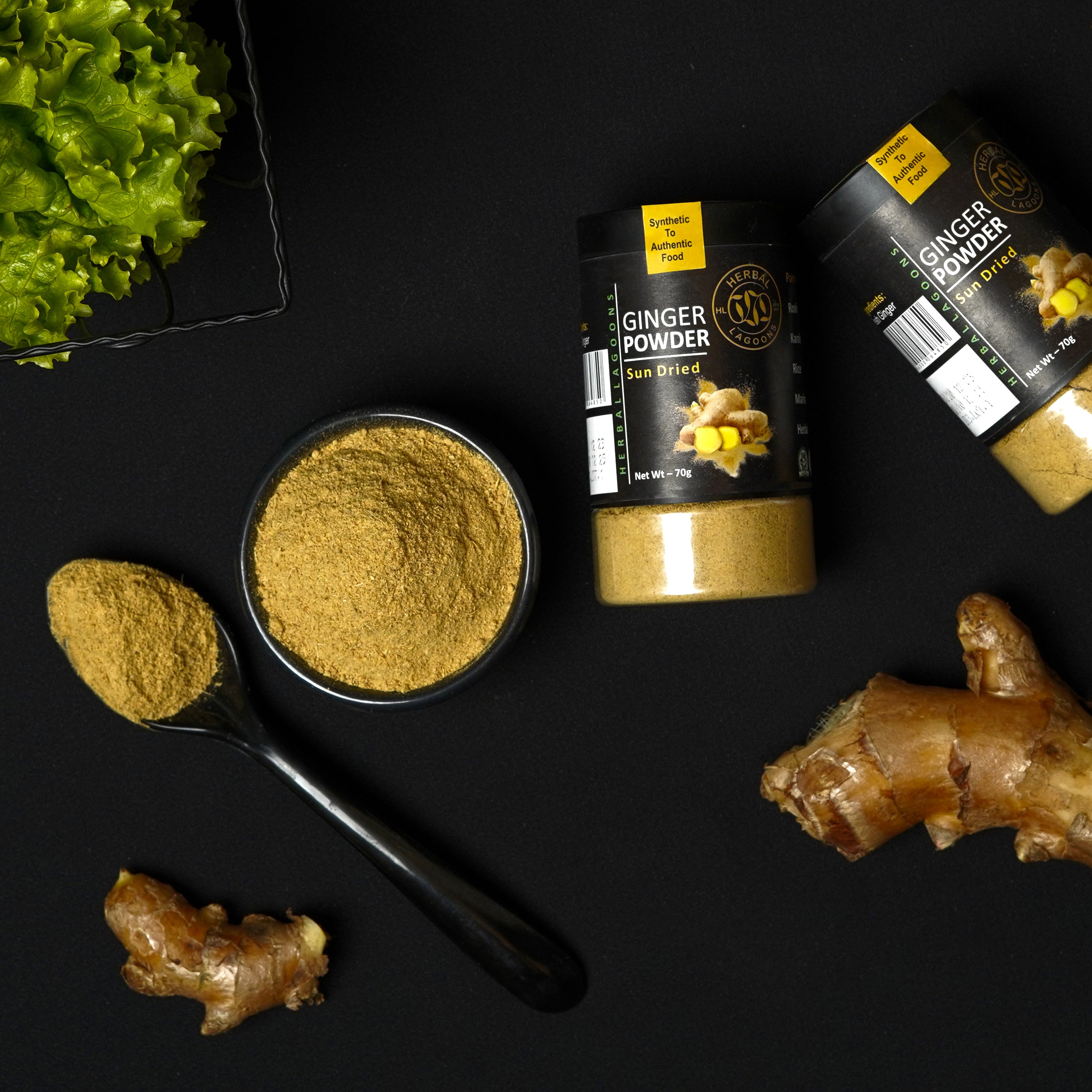 Premium Ginger Powder (Dehydrated) – 70g