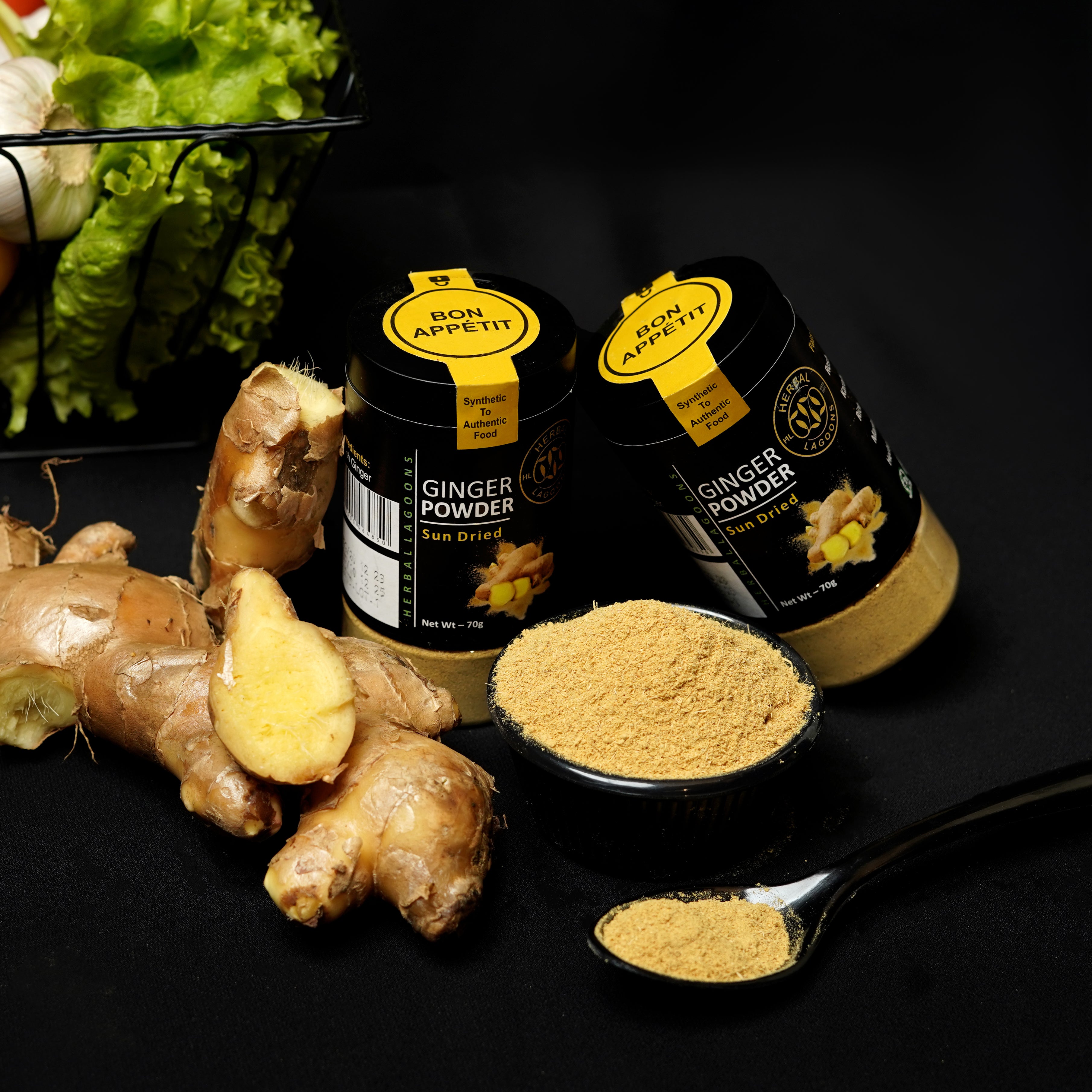 Premium Ginger Powder (Dehydrated) – 70g