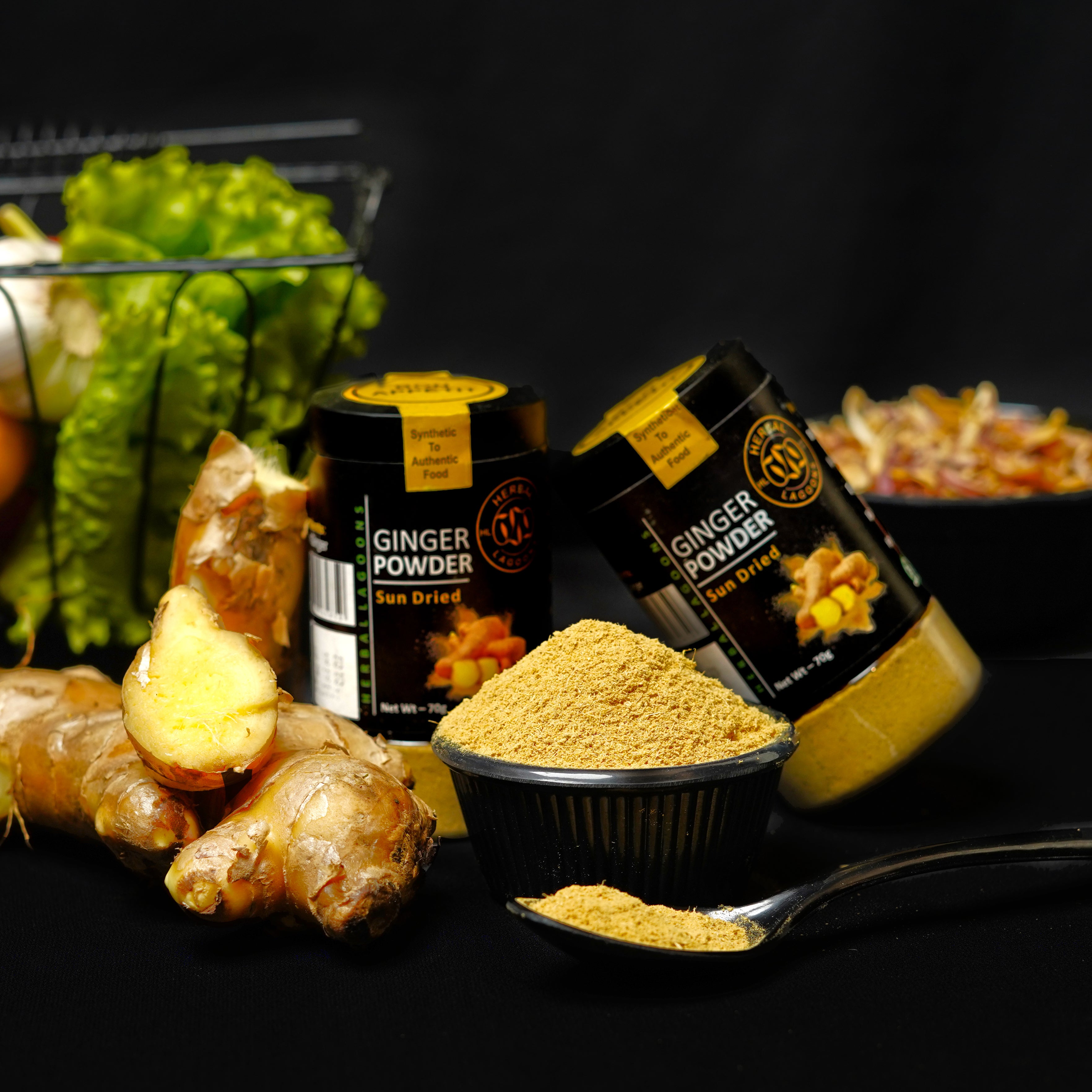 Premium Ginger Powder (Dehydrated) – 70g