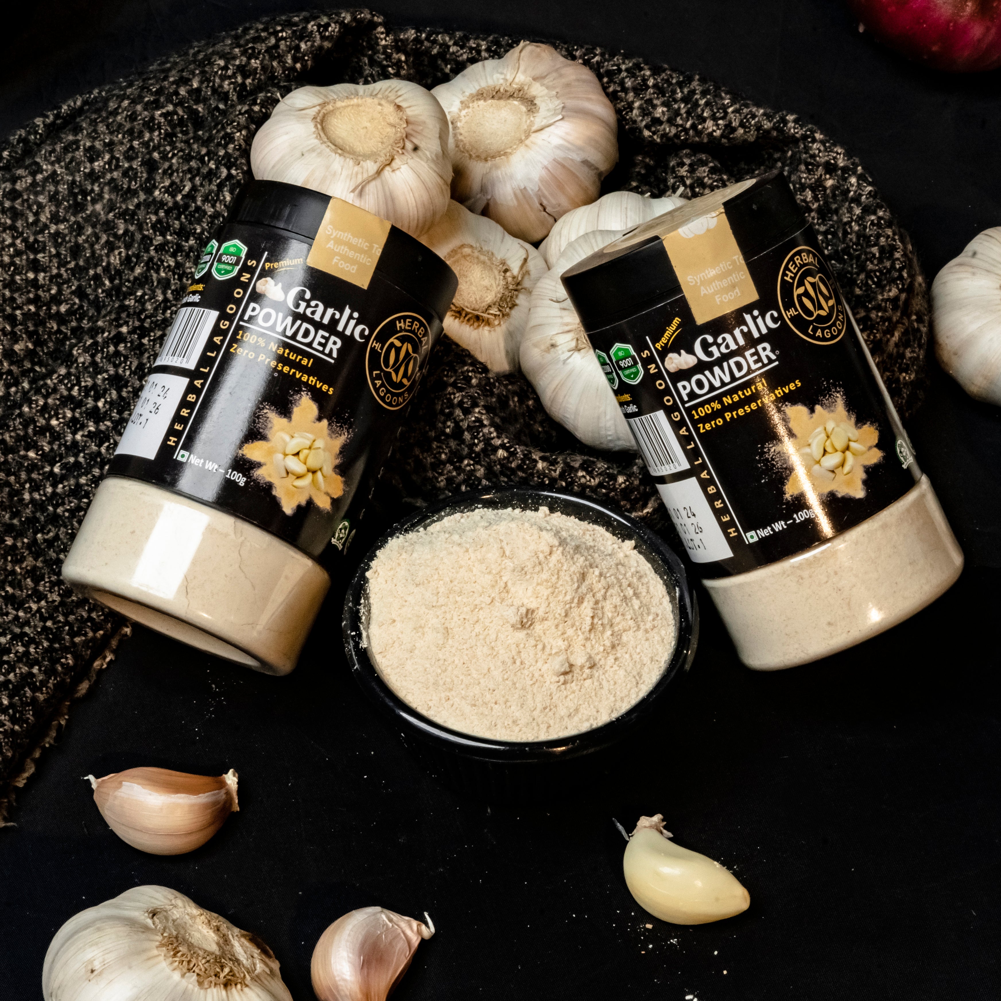 Premium Garlic Powder (Dehydrated) – 100g