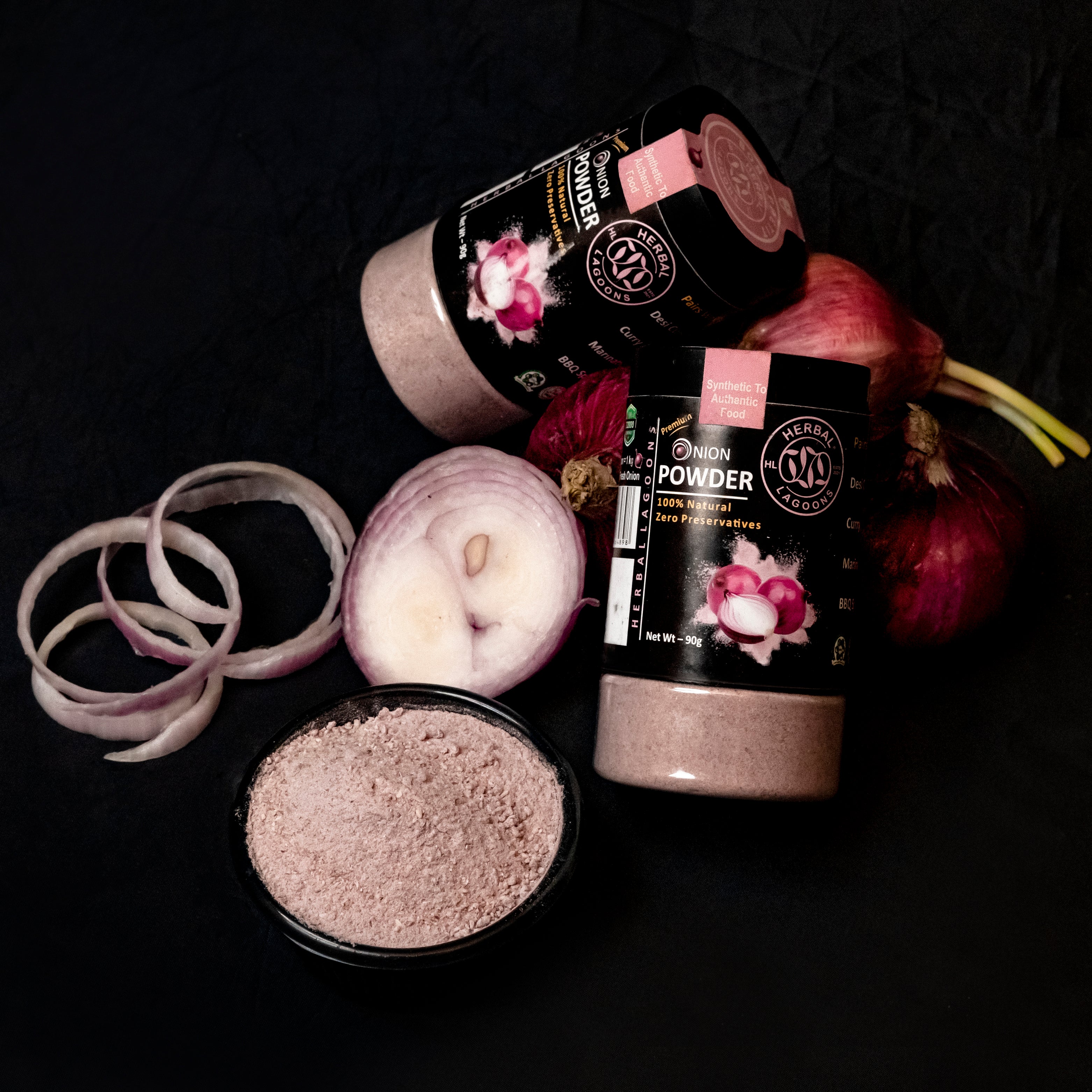 Premium Onion Powder (Dehydrated) – 90g