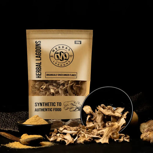 Organically Dried Ginger Flakes