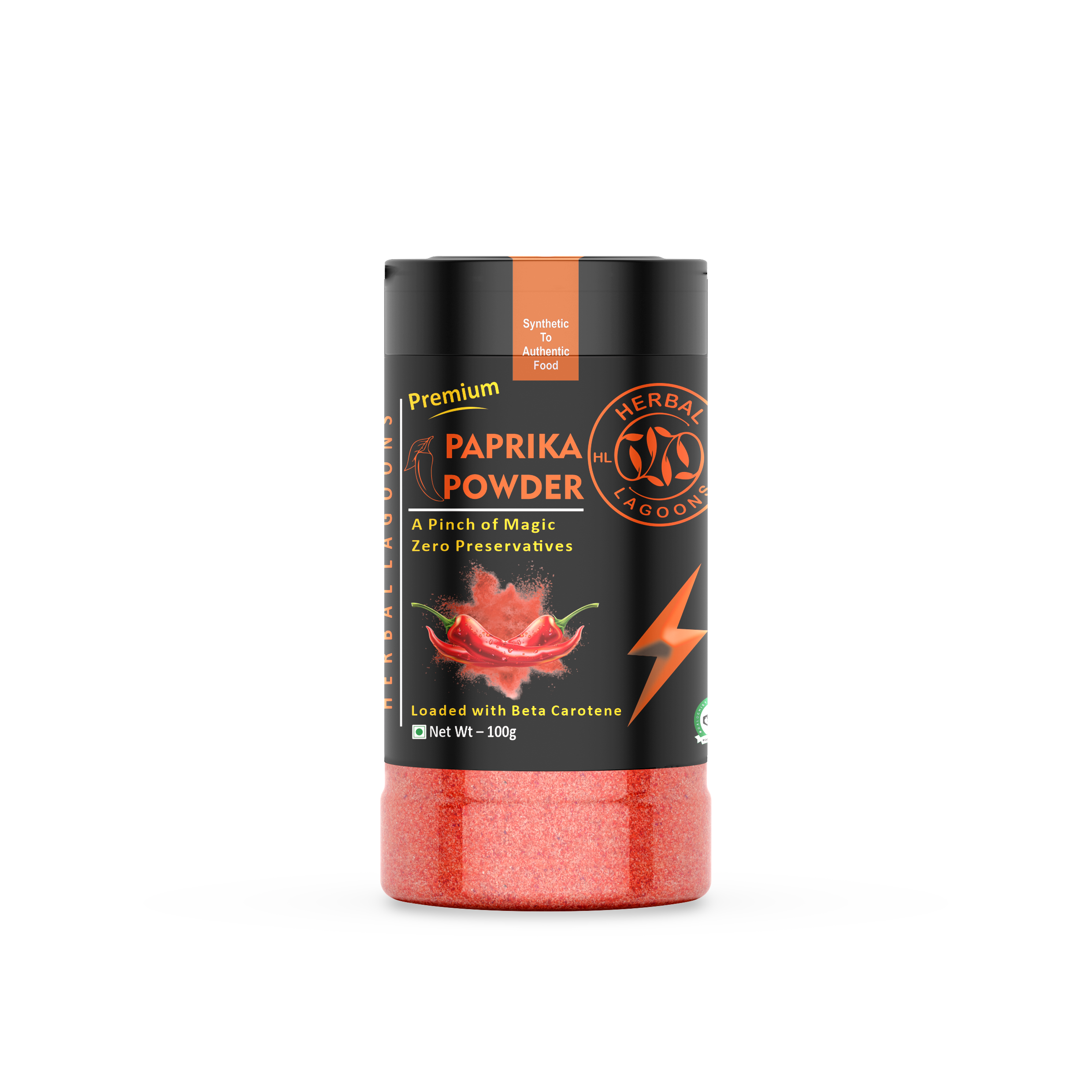 Premium Paprika Powder (Dehydrated) – 100g