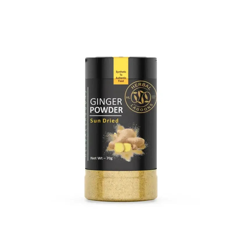 Dehydrated ginger powder, 70g pack – Herbal Lagoons