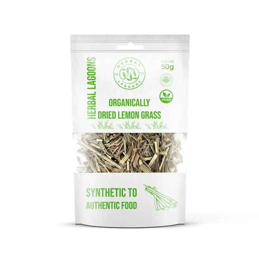 Dried lemongrass, 50g pack – Herbal Lagoons Pakistan