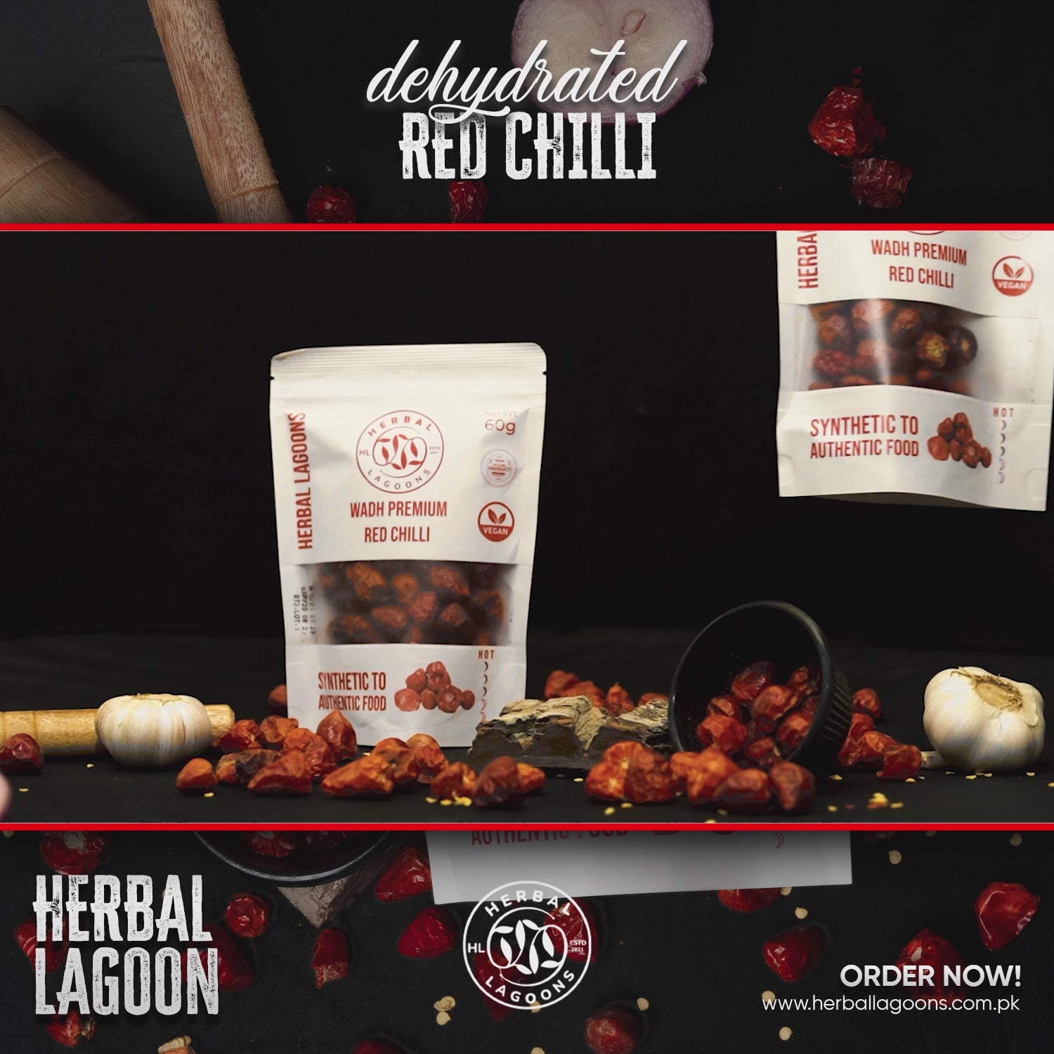 Wadh Premium Red Chilli (Dehydrated) – 60g