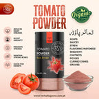 Herbal Lagoons tomato powder 90g – health benefits and uses infographic